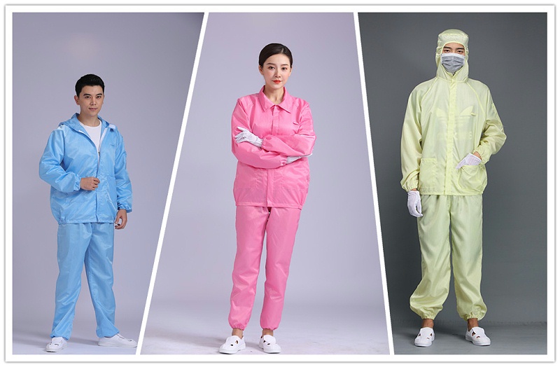 防靜電分體服，防靜電連帽分體服男女
